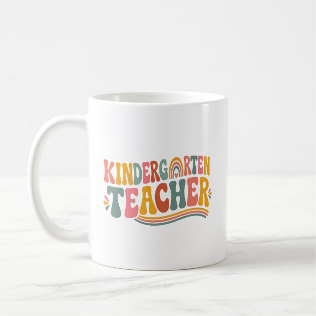 Personalisiertes Geschenk für einen Kindergartenle Kaffeetasse (Links)