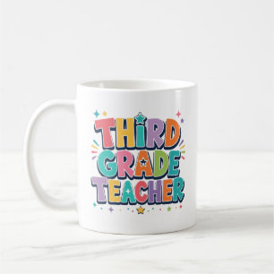 Personalisiertes Geschenk für einen Lehrer der dri Kaffeetasse