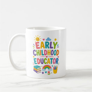 Personalisiertes Geschenk für Erzieher in der früh Kaffeetasse