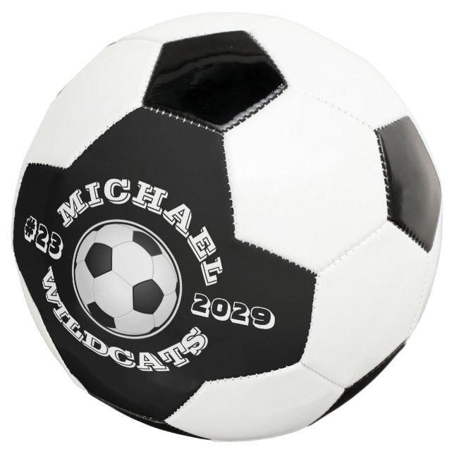 Personalisiertes Geschenk für Fußballspieler Fußball (Dreiviertel)