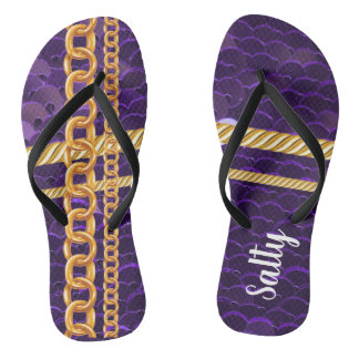 Personalisiertes Geschenk für Geburtstag, Braut, H Flip Flops