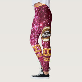 Personalisiertes Geschenk für Geburtstag, Braut, H Leggings