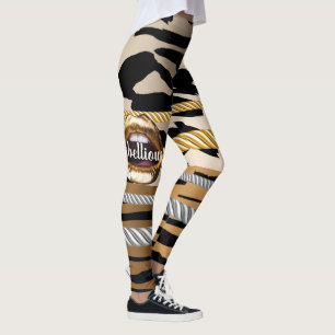 Personalisiertes Geschenk für Geburtstag, Braut, H Leggings