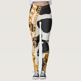 Personalisiertes Geschenk für Geburtstag, Braut, H Leggings