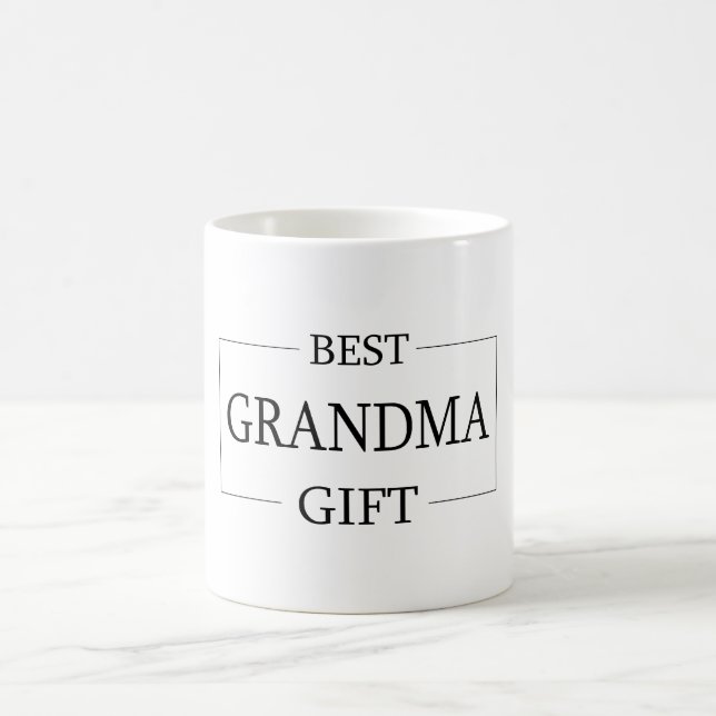 Personalisiertes Geschenk für Großmutter zum Gebur Kaffeetasse (Mittel)