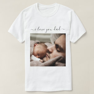Personalisiertes Geschenk für Ihren Vater Foto T - T-Shirt
