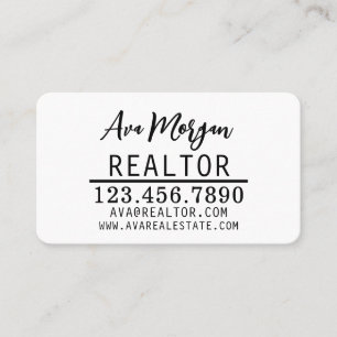 Personalisiertes Geschenk für Immobilienmakler Empfehlungskarte