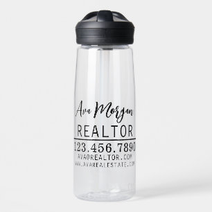 Personalisiertes Geschenk für Immobilienmakler Trinkflasche