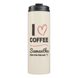 Personalisiertes Geschenk für Kaffeeliebhaber Thermosbecher