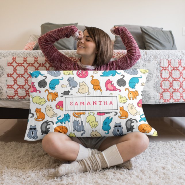 Personalisiertes Geschenk für Katzenliebhaber Lendenkissen (Von Creator hochgeladen)