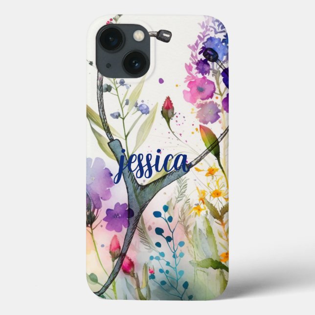 Personalisiertes Geschenk für Krankenschwester als Case-Mate iPhone Hülle (Rückseite)