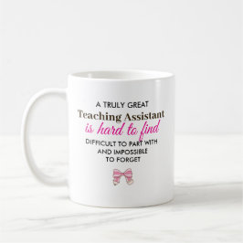 Personalisiertes Geschenk für Lehrassistenten zum  Kaffeetasse