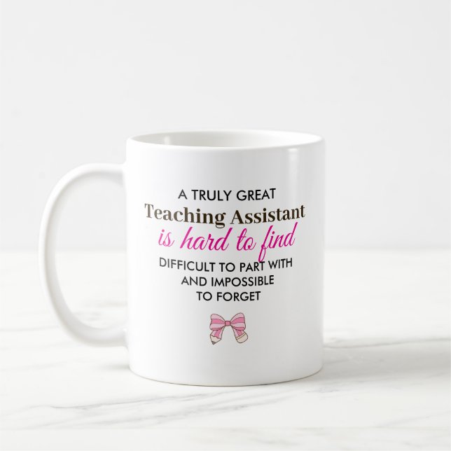 Personalisiertes Geschenk für Lehrassistenten zum  Kaffeetasse (Links)