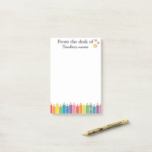Personalisiertes Geschenk für Lehrer Von Schreibti Post-it Klebezettel
