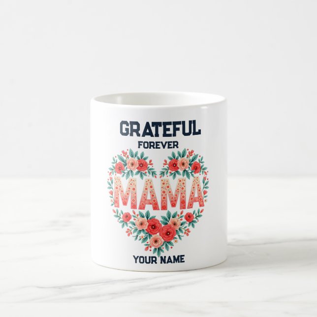 Personalisiertes Geschenk für Mama | Maßgeschneide Kaffeetasse (Mittel)