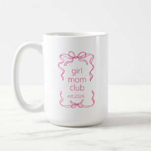 Personalisiertes Geschenk für Mutter mit Mädchen,  Kaffeetasse