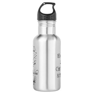 Personalisiertes Geschenk für Paare Küss mich imme Edelstahlflasche