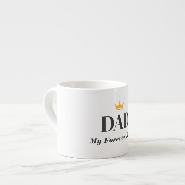 Personalisiertes Geschenk für Papa Espressotasse (Vorderseite Links)
