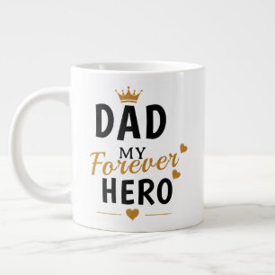 Personalisiertes Geschenk für Papa Jumbo-Tasse