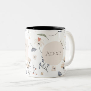 Personalisiertes Geschenk für Pionierschwestern de Zweifarbige Tasse