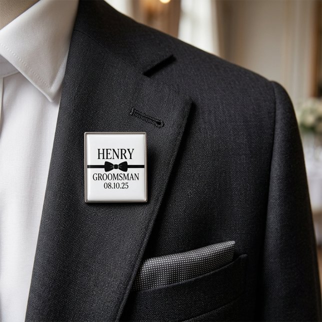 Personalisiertes Geschenk für Trauzeugen, Hochzeit Button (Von Creator hochgeladen)