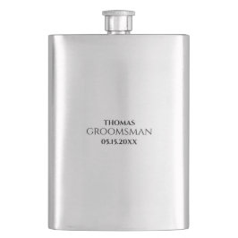Personalisiertes Geschenk für Trauzeugen und Trauz Flachmann