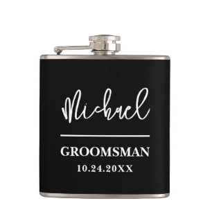 Personalisiertes Geschenk für Trauzeugen und Trauz Flachmann