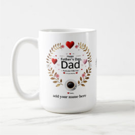 Personalisiertes Geschenk für Vater Kaffeetasse