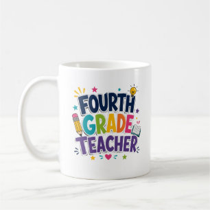 Personalisiertes Geschenk für Viertklässler-Lehrer Kaffeetasse