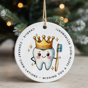 Personalisiertes Geschenk für Zahnärzte Keramik Ornament