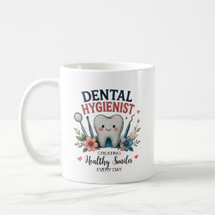 Personalisiertes Geschenk für Zahnhygienikerinnen Kaffeetasse