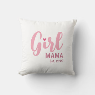 Personalisiertes Geschenk Girl Mama Est. Kissen