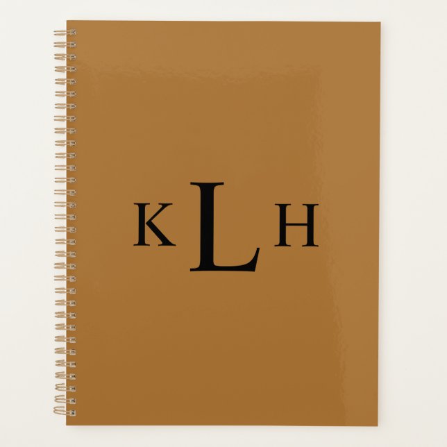 Personalisiertes Geschenk Journal, individuelles J Planer (Vorderseite)