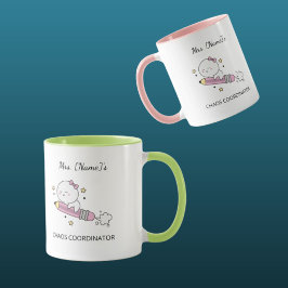 Personalisiertes Geschenk-Kombibecher für Erzieher Tasse