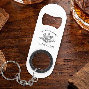 Personalisiertes Geschenk mit Buchclub-Namen Mini Flaschenöffner