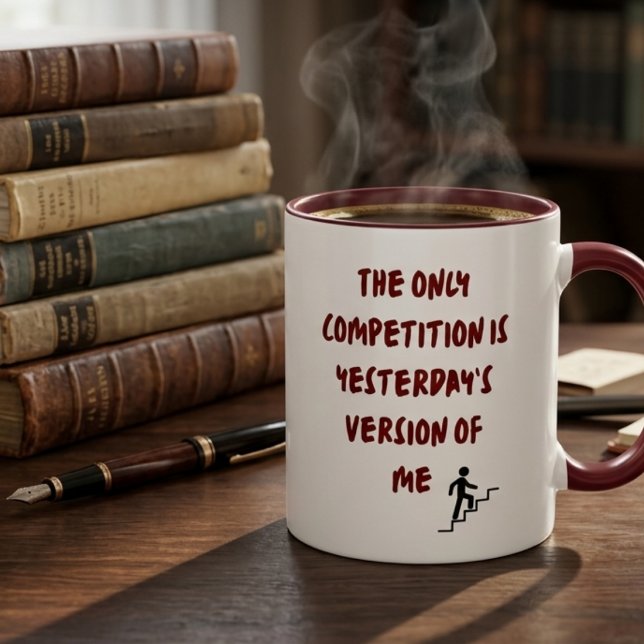 Personalisiertes Geschenk mit Wachstumsmentalität  Tasse (Von Creator hochgeladen)