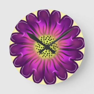 Personalisiertes Geschenk Rundkissen Runde Wanduhr