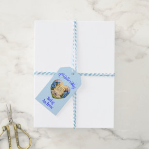 Personalisiertes Geschenk-Tag für Babyjungen Geschenkanhänger