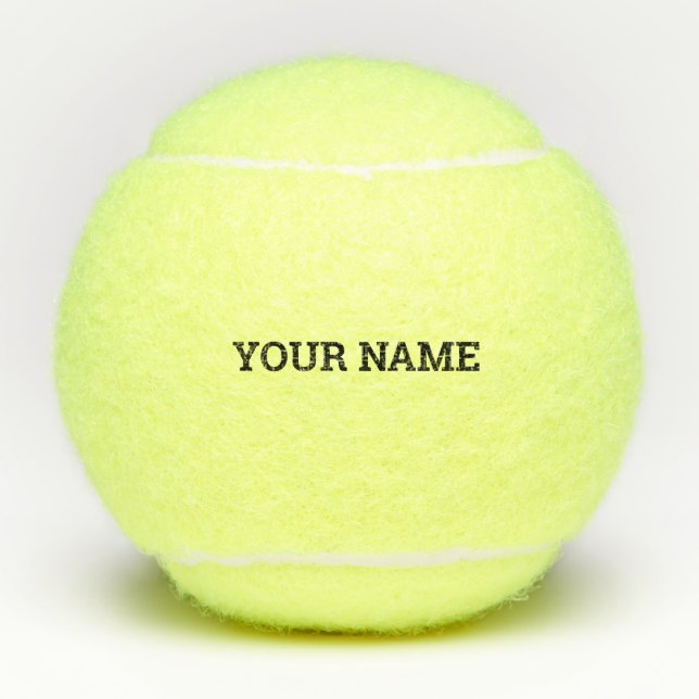 Personalisiertes Geschenk Tennisbälle (Vorderseite)