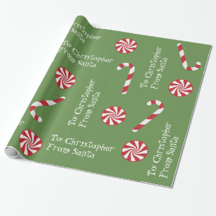 Personalisiertes Geschenk vom Geschenkpapier