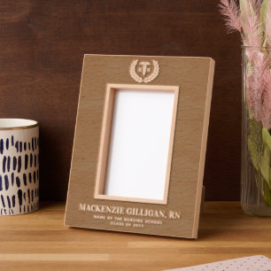 Personalisiertes Geschenk von RN Nursing Abschluss Geätzte Rahmen