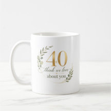 Personalisiertes Geschenk zum 40. Geburtstag - 40