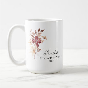 Personalisiertes Geschenk zum glücklichen Ruhestan Kaffeetasse
