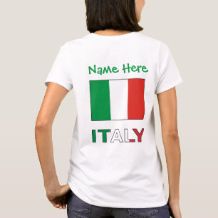 Personalisiertes Geschenk zum Tag der Italienische T-Shirt