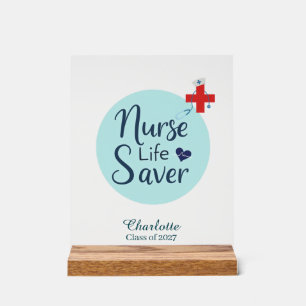 Personalisiertes Geschenk zur Krankenpfleger-Absch Acrylschild