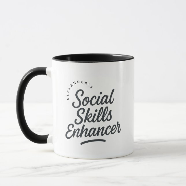 Personalisiertes Geschenk zur Verbesserung soziale Tasse (Links)