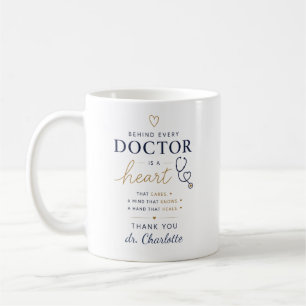 Personalisiertes Geschenk zur Würdigung des Arztes Kaffeetasse