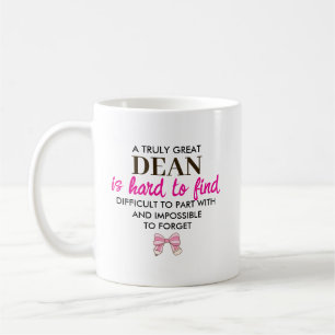 Personalisiertes Geschenk zur Würdigung des Dekans Kaffeetasse