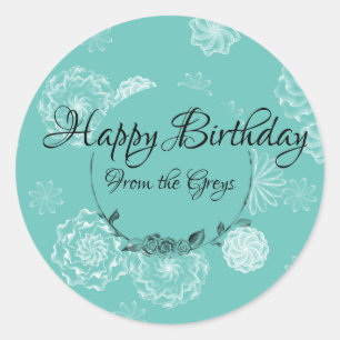 Personalisiertes Geschenketikett Runder Aufkleber