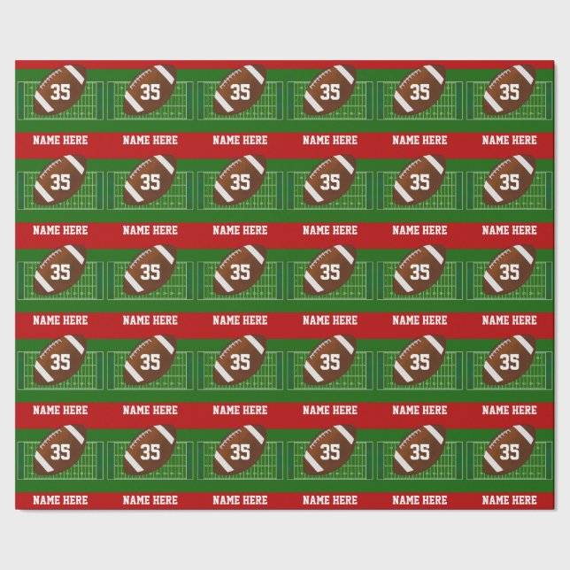 Personalisiertes Geschenkpapier (Saum)